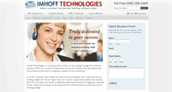 Desktop Screenshot of imhofftech.com