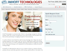 Tablet Screenshot of imhofftech.com